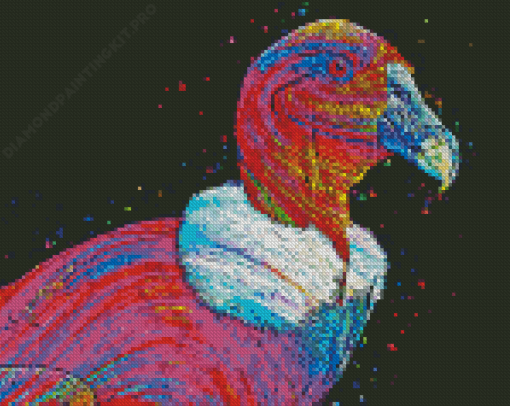 Colorful Condor Bird Diamond Painting