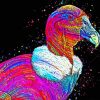 Colorful Condor Bird Diamond Painting