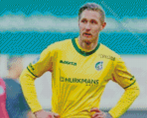 German Footballer Sebastian Polter Diamond Painting