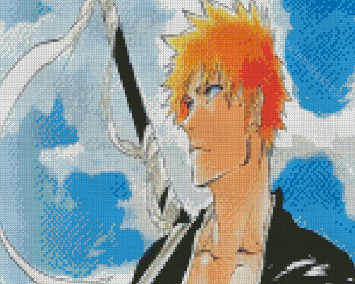 Ichigo Kurosaki Diamond Painting