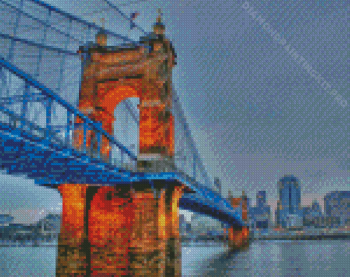 John A Roebling Suspension Diamond Painting