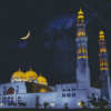 Mosque At Night Diamond Painting