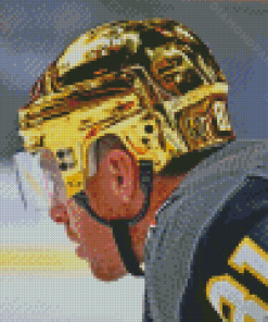 Player With Golden Helmet Diamond Painting
