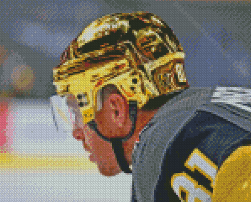 Player With Golden Helmet Diamond Painting