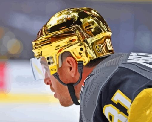 Player With Golden Helmet Diamond Painting