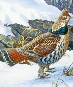 Ruffed Grouse Bird Diamond Painting