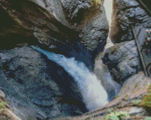 Trummelbach Falls Diamond Painting