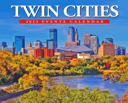 Twin Cities Poster Diamond Painting