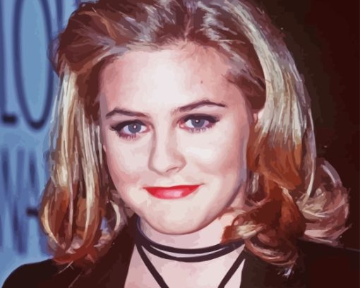 Young Alicia Silverstone Diamond Painting