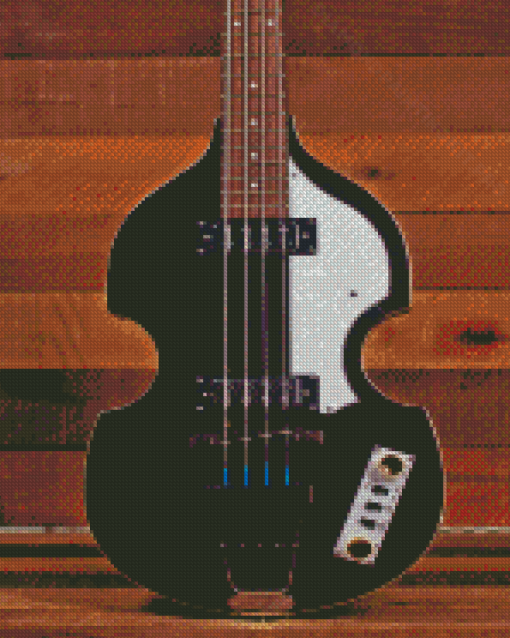 Black Hofner Diamond Painting