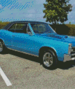 Blue 1967 GTO Diamond Painting