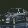 Grey 67 Mustang Diamond Painting