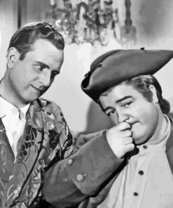 Monochrome Abbott And Costello Diamond Painting