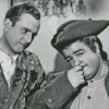 Monochrome Abbott And Costello Diamond Painting