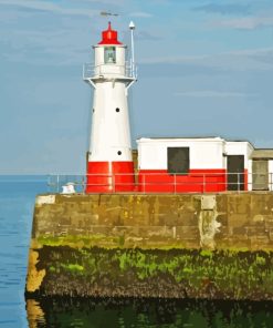 Newlyn Lighthouse Diamond Painting