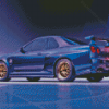 Nissan R34 Car Diamond Painting