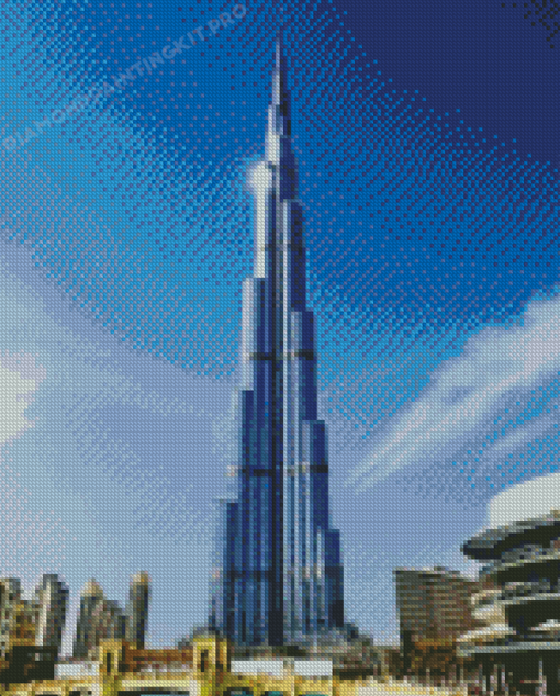 Burj Khalifa Diamond Painting