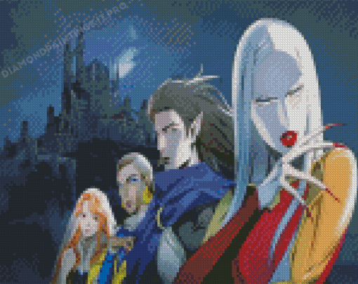 Castlevania Anime Characters Diamond Painting