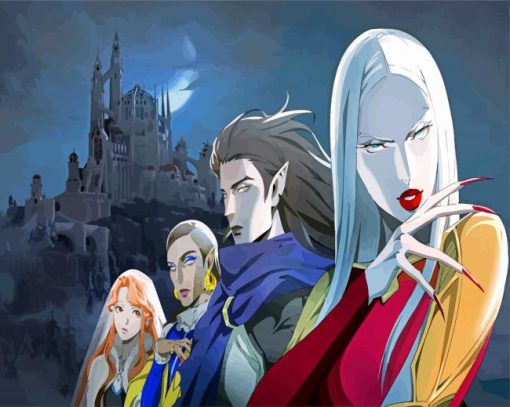 Castlevania Anime Characters Diamond Painting