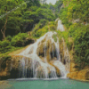 Erawan National Park Waterfall diamond painting