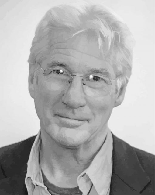 Black And White Richard Gere Diamond PaintingS