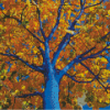 Blue Tree Diamond Paintings