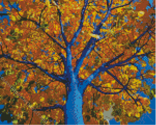 Blue Tree Diamond Paintings