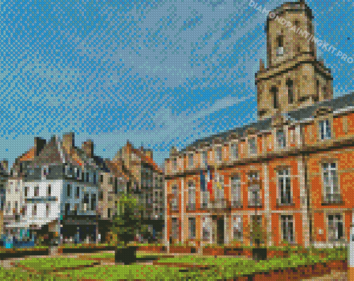 Boulogne Sur Mer Buildings Diamond Painting