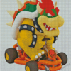 Bowser Mario Kart Diamond Painting