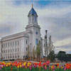 Cedar City Temple Garden Diamond Paintings