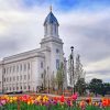 Cedar City Temple Garden Diamond Painting