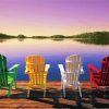 Colorful Chairs Muskoka Diamond Painting