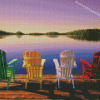 Colorful Chairs Muskoka Diamond Painting