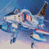 Douglas A4 skyhawk Aircraft Art Diamond Painting