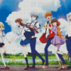 Fruits Basket Anime Characters Diamond Painting