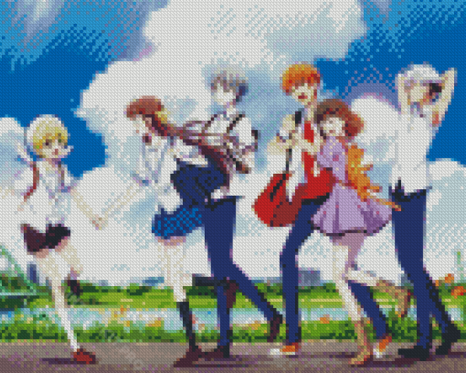 Fruits Basket Anime Characters Diamond Painting