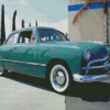 Green 1949 Ford Coupe Diamond Painting