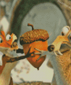 Ice Age Scrat And Sid Diamond Painting