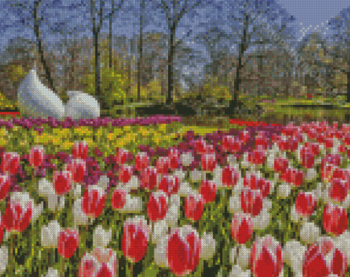 Keukenhof Garden Diamond Paintings