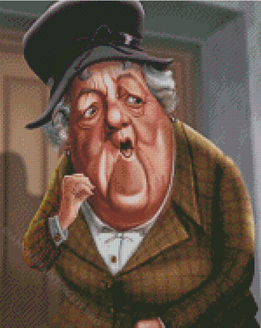 Miss Marple Caricature Diamond Paintings