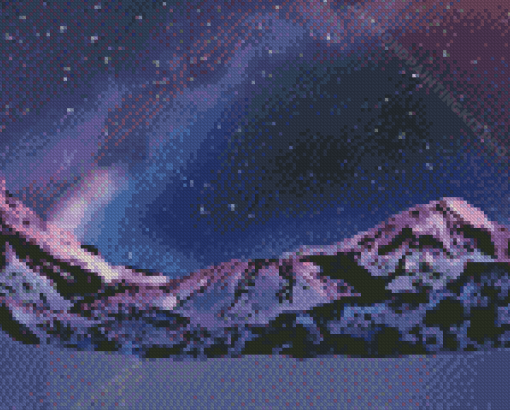 Mountain Night Diamond Painting