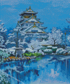 Osaka Castle Japan Diamond Painting