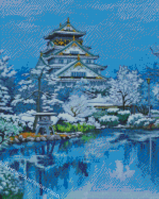 Osaka Castle Japan Diamond Painting