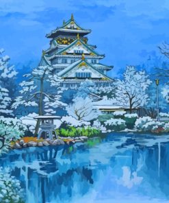 Osaka Castle Japan Diamond Painting