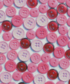 Pink Buttons Diamond Painting