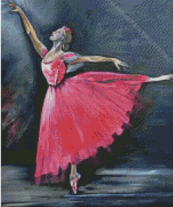 Pink Ballerina Diamond Paintings