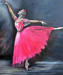 Pink Ballerina Diamond Painting