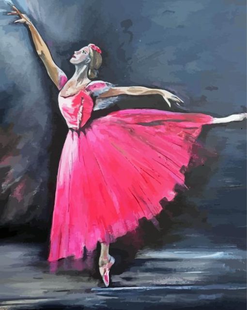 Pink Ballerina Diamond Painting