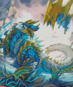 Pokemon Vs Zinogre Diamond Paintings