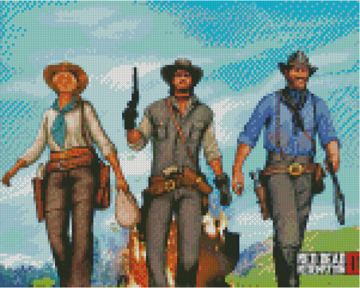 Red Dead Redemption Characters Diamond Paintings